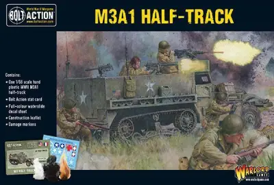 Bolt Action Halftrack M3a1 - Figurine